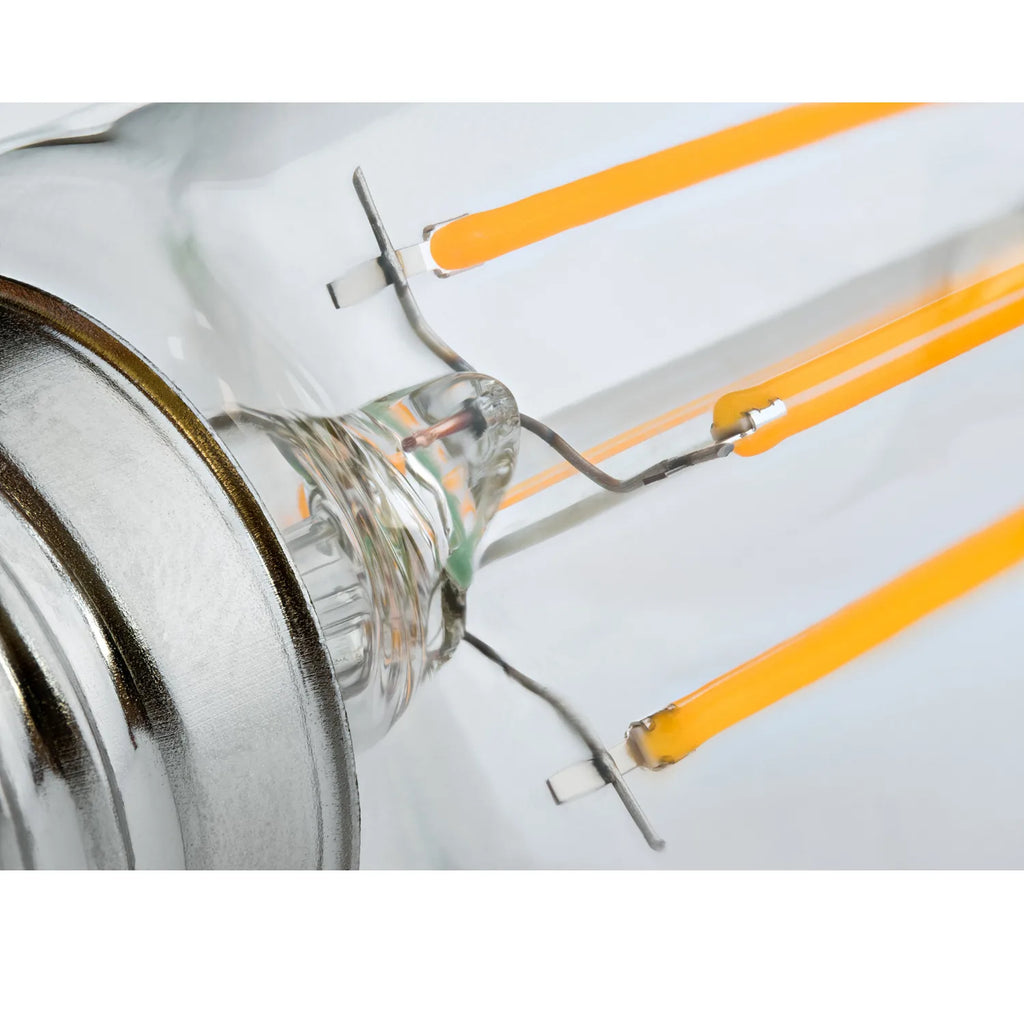 LED Filament Bulb E27 8W Mirror Top Warm White Dimmable | Ledison