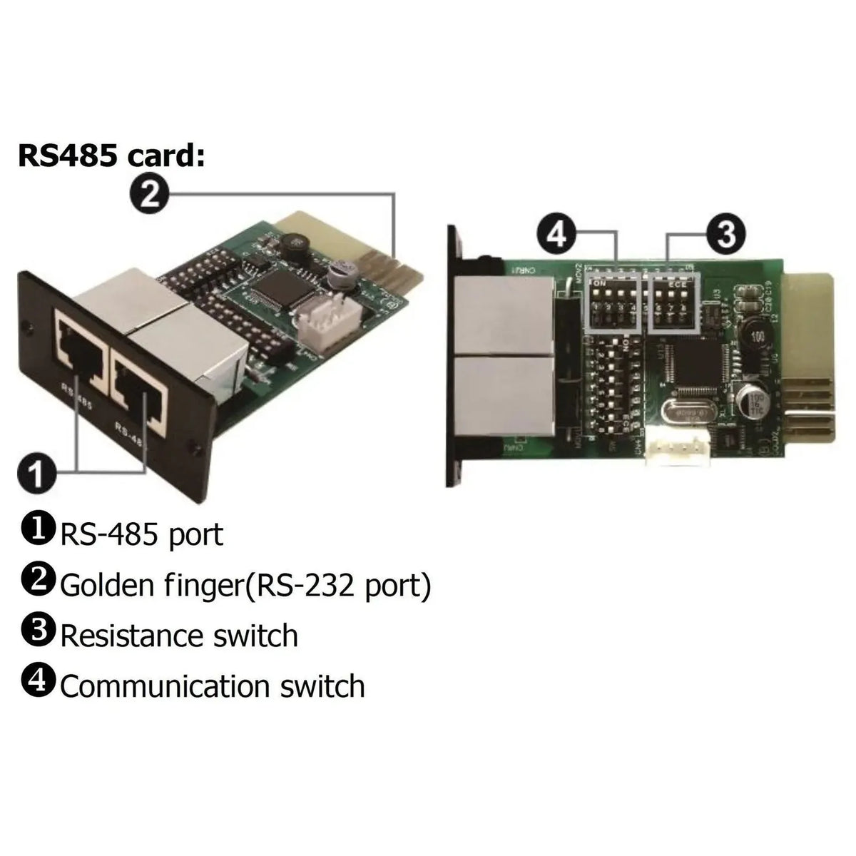 BMS RS485 Card for Voltronic InfiniSolar Hybrid Inverters | Voltacon