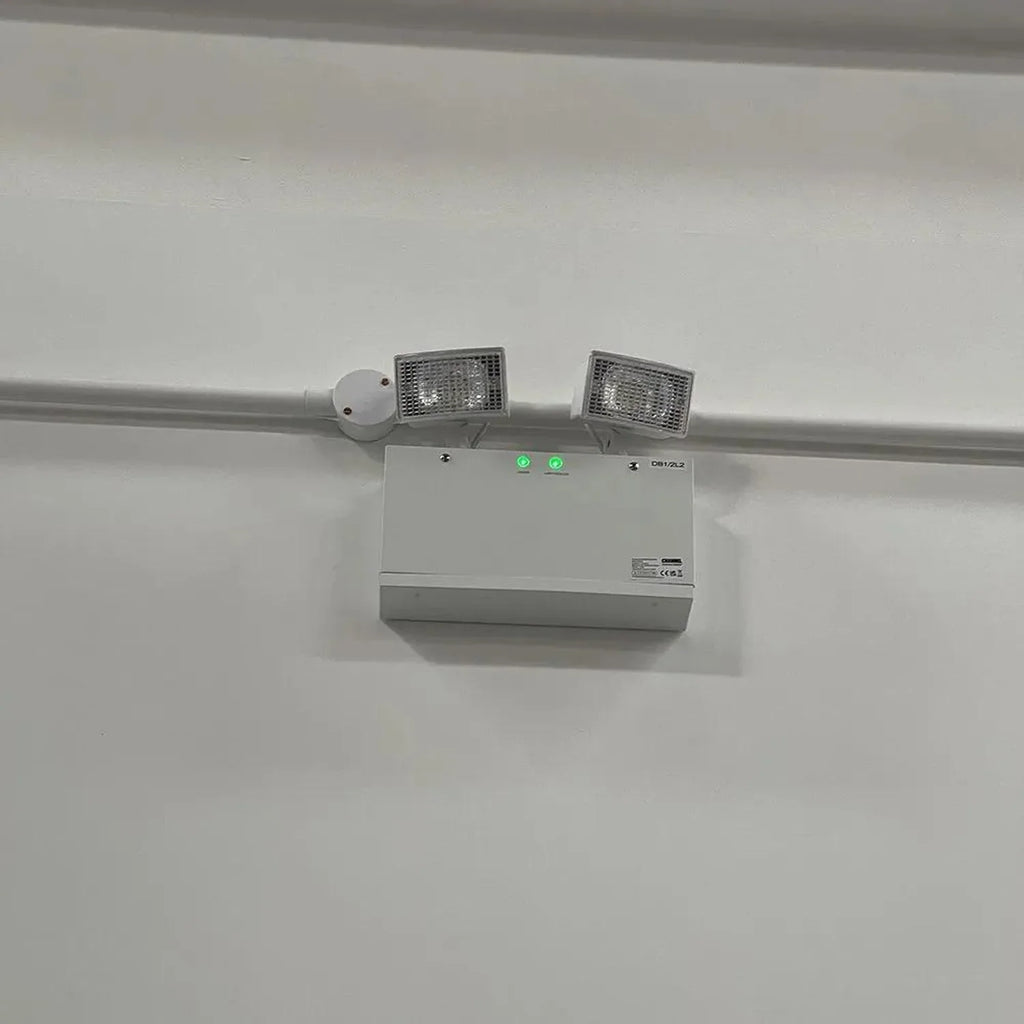 Twin Spot 3hr Emergency LED Light IP65 IK10 | Olympia Power Lights