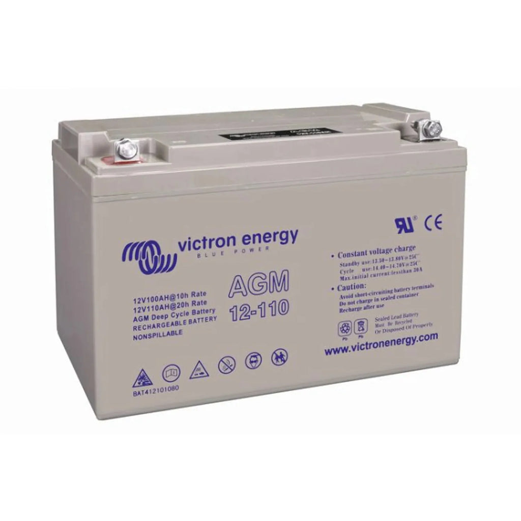 Victron 12V 110Ah AGM Deep Cycle Battery | BAT412101084