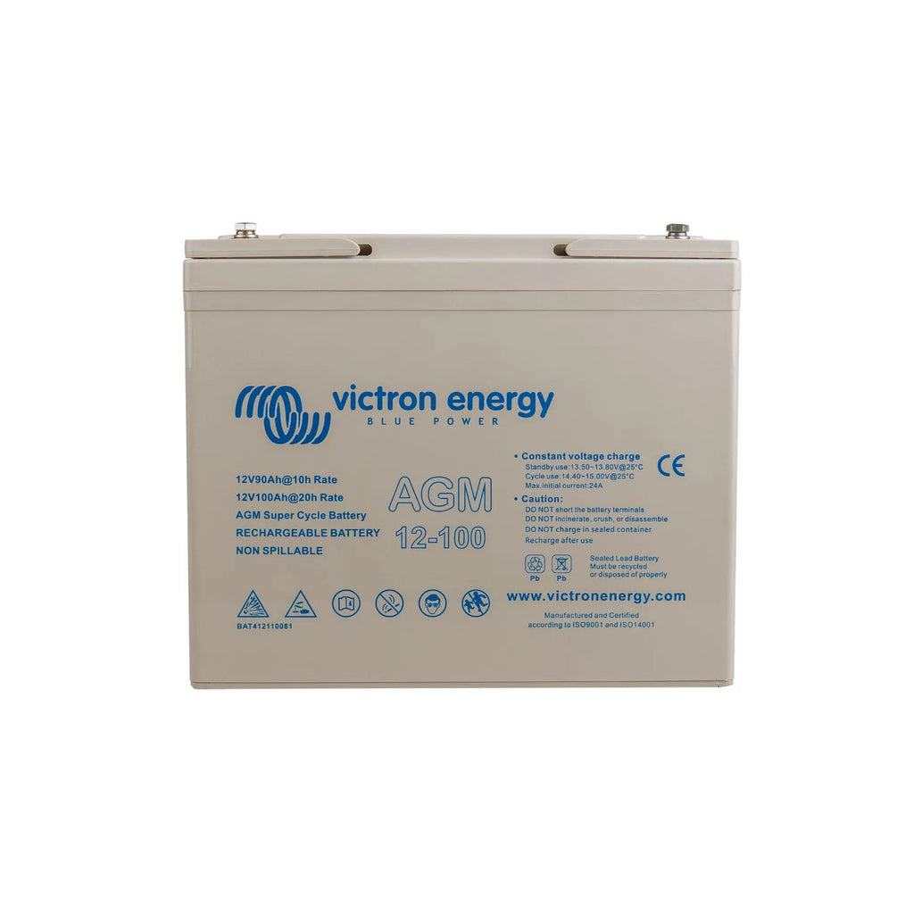 Victron 12V 100Ah AGM Super Cycle Leisure Battery M6 | BAT412110081