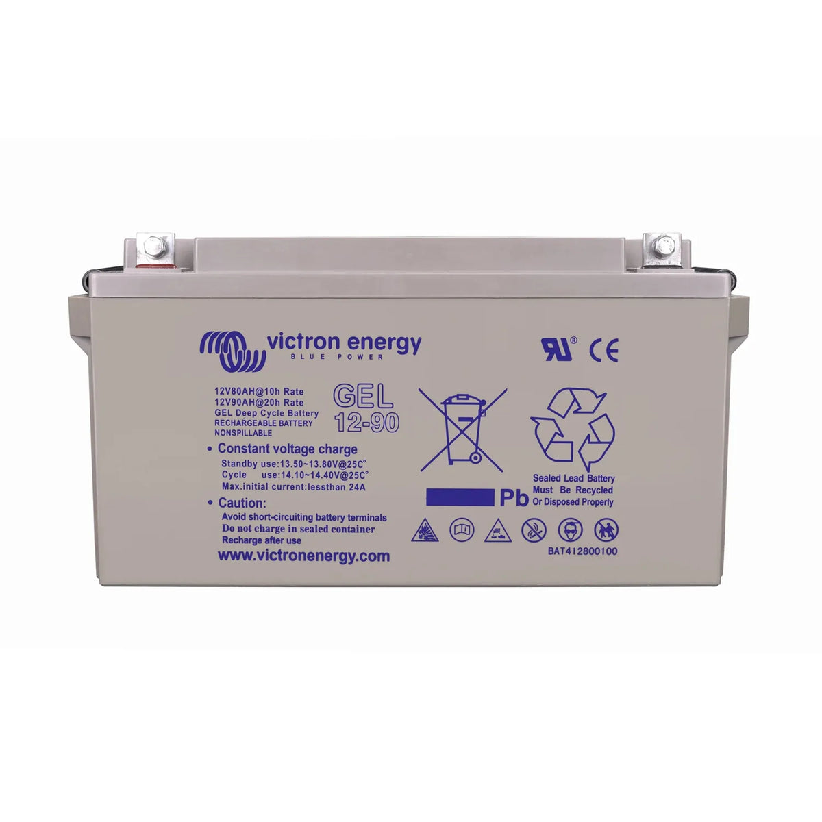 Victron 12V 90Ah Gel Deep Cycle Battery | BAT412800104