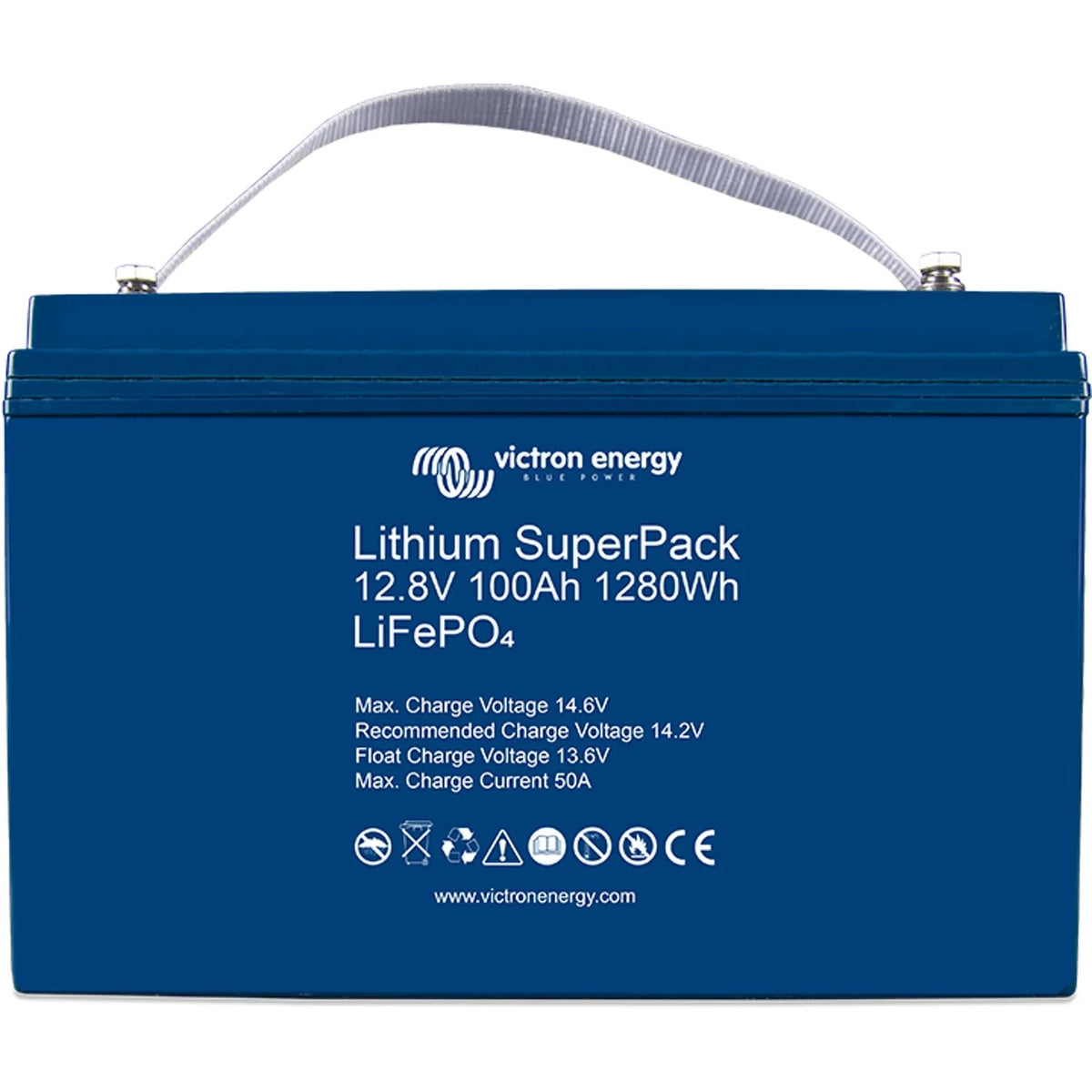 Victron Lithium SuperPack 12.8V 100Ah LiFePO4 Battery M8 | BAT512110712