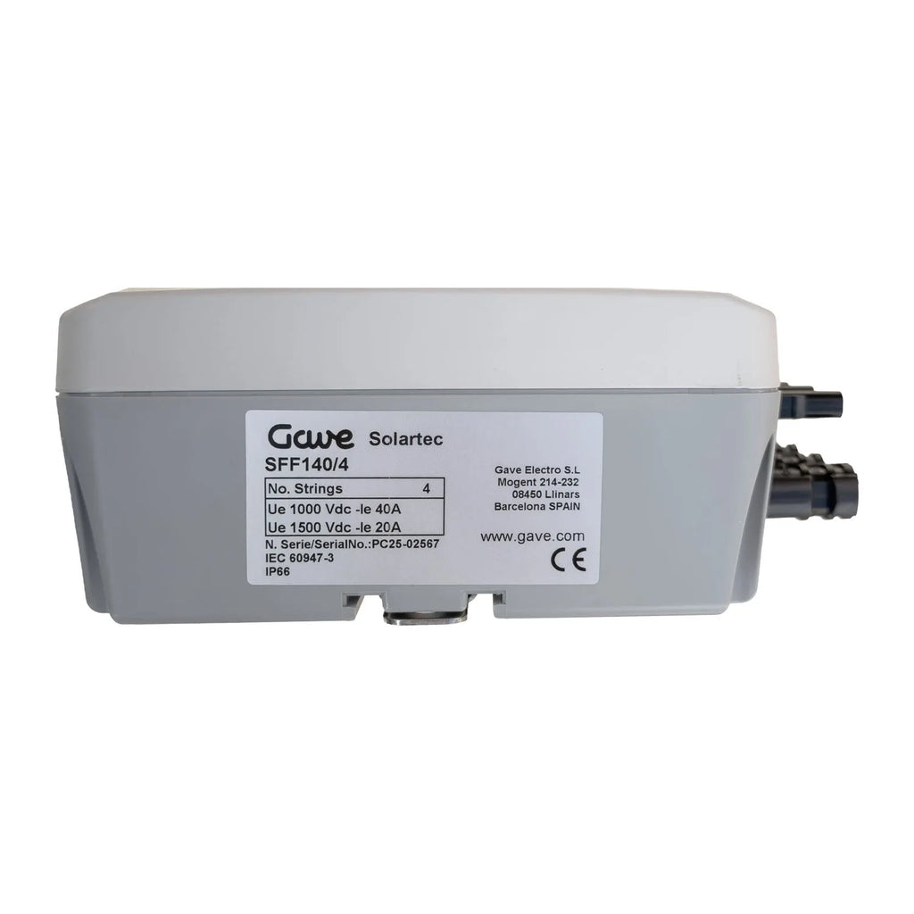 Solar PV Rapid Shutdown Switch 4 String 1500VDC | GAVE SFF140/4