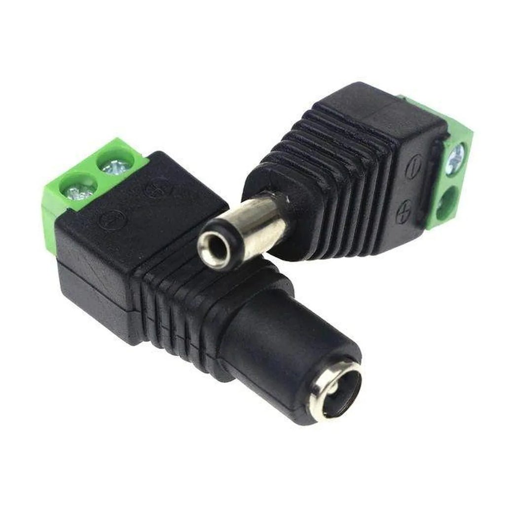 12V 24V DC Power Plug Jack Male & Female Connector 2.1mm | Ledison