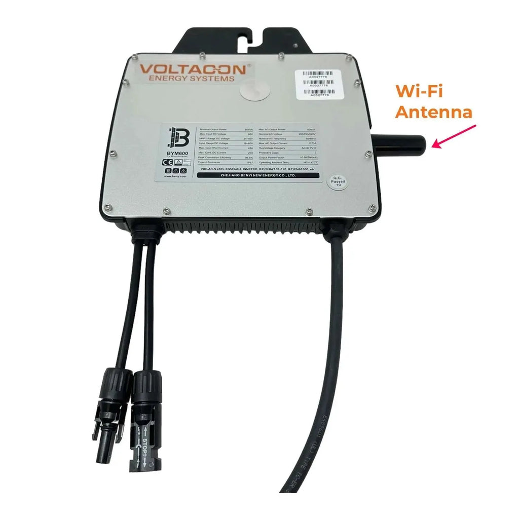 600W Solar Microinverter G98 Single MPPT WIFI | Voltacon VMI600