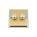 LED Dimmer Switch 2-Gang 250W | Varilight V-Pro