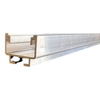 U-Shape Aluminium Solar Panel Mounting Rail 1300mm | Voltacon