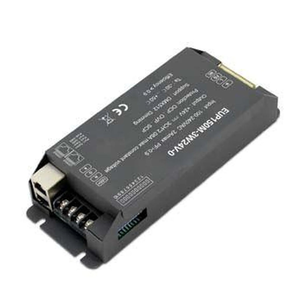 EUCHIPS 150W DMX Dimmable LED Driver 24VDC | EUP150M-3W24V-0