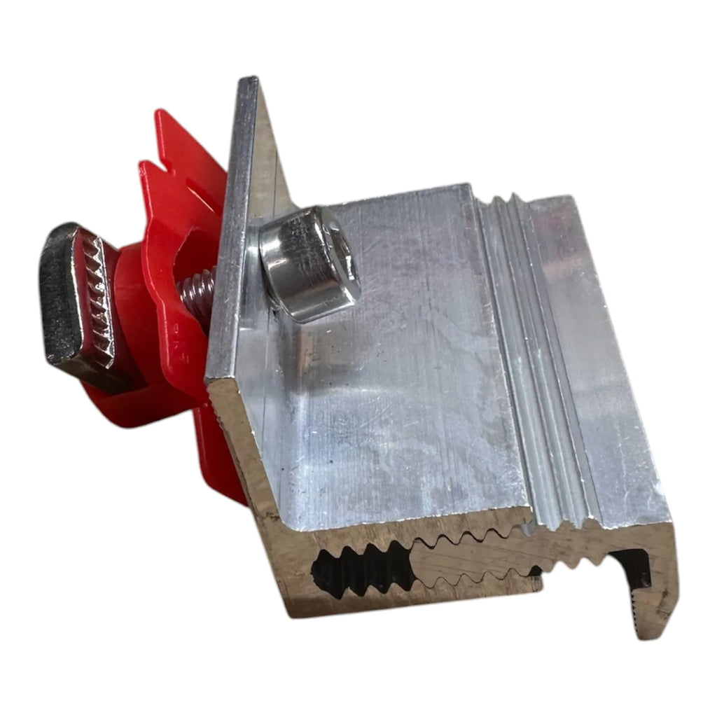 Adjustable End Clamp 30mm-40mm for Solar Panels | Voltacon