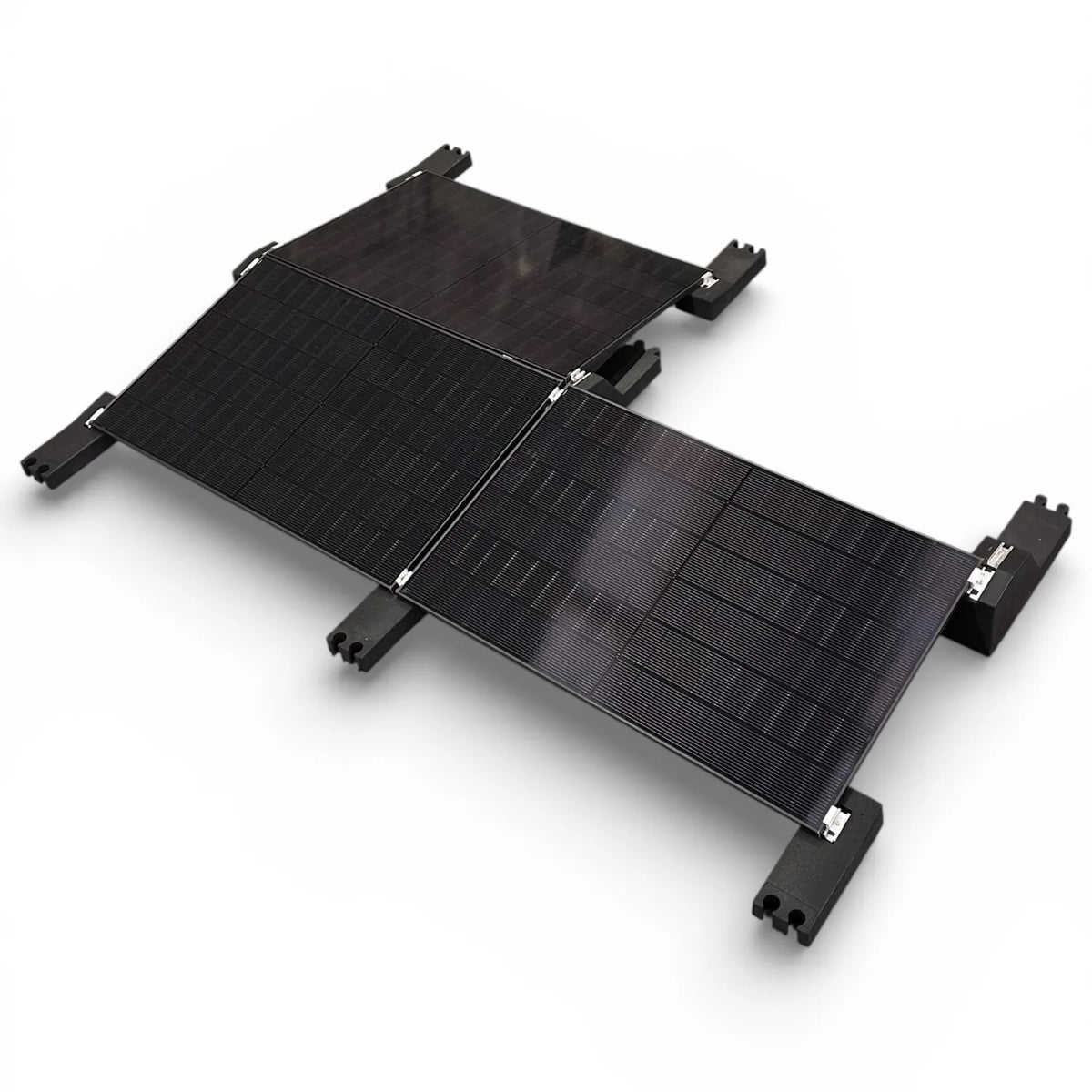 Gaia 10° East-West Flat Roof Solar Mounting System | Voltacon