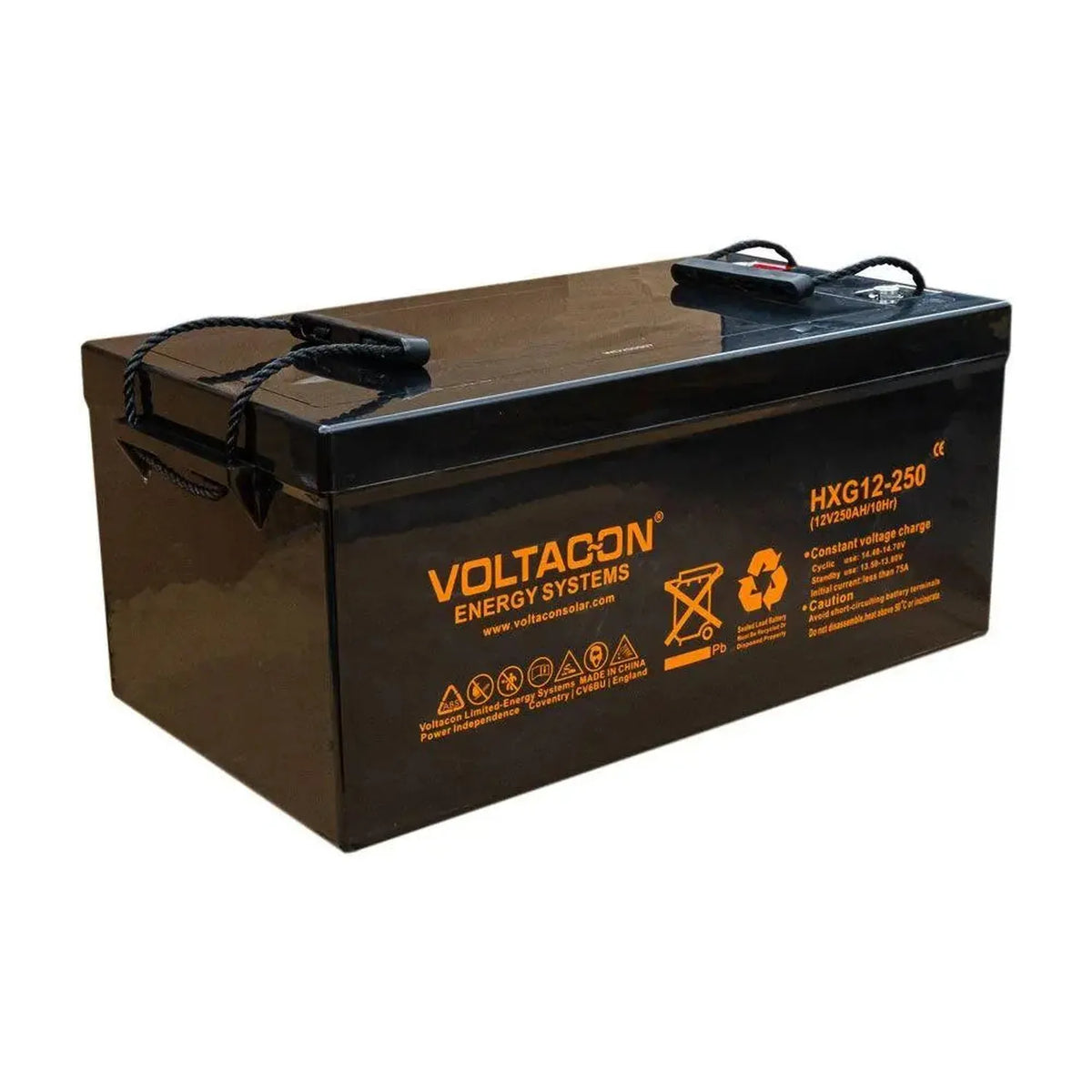 Voltacon GEL Solar Battery 12V 250Ah | Deep Cycle Lead Acid