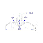 Corrugated Roof Bracket for Solar Panel Mounting Rail | Voltacon