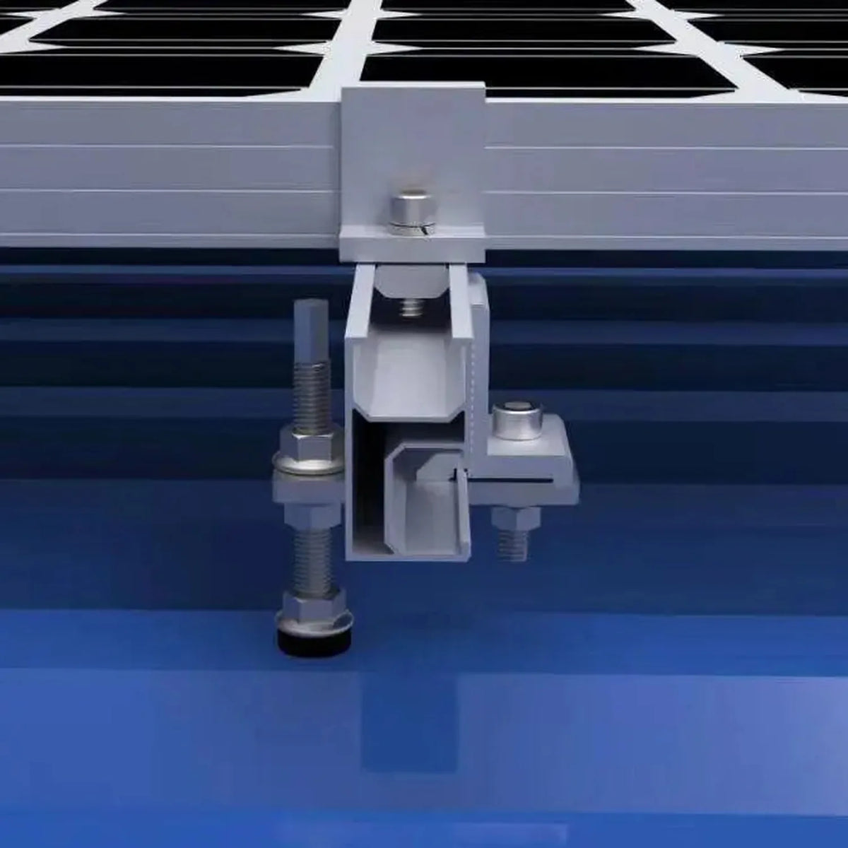 Hanger Bolt M10x250 SUS304 with Supporting Plate | Voltacon