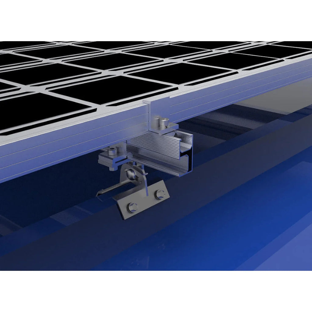Adjustable Solar Panel Mounting Bracket for Metal Roof | Voltacon