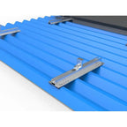 Solar Panel Mounting Rail 400mm | Metal & Flat Roof Aluminium