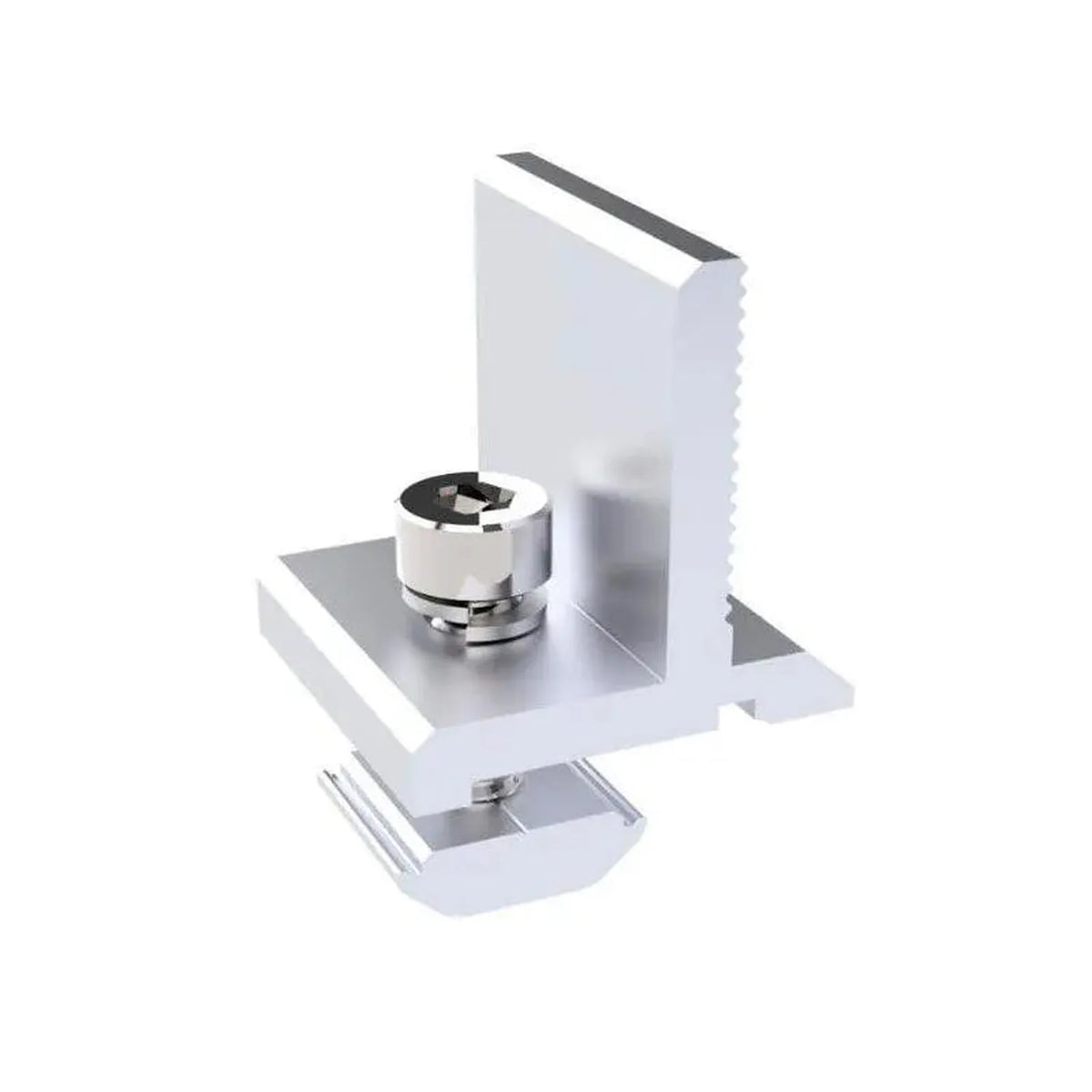 Aluminium Rail Clamp AL6005-T5 for Solar Mounting Rails | Voltacon