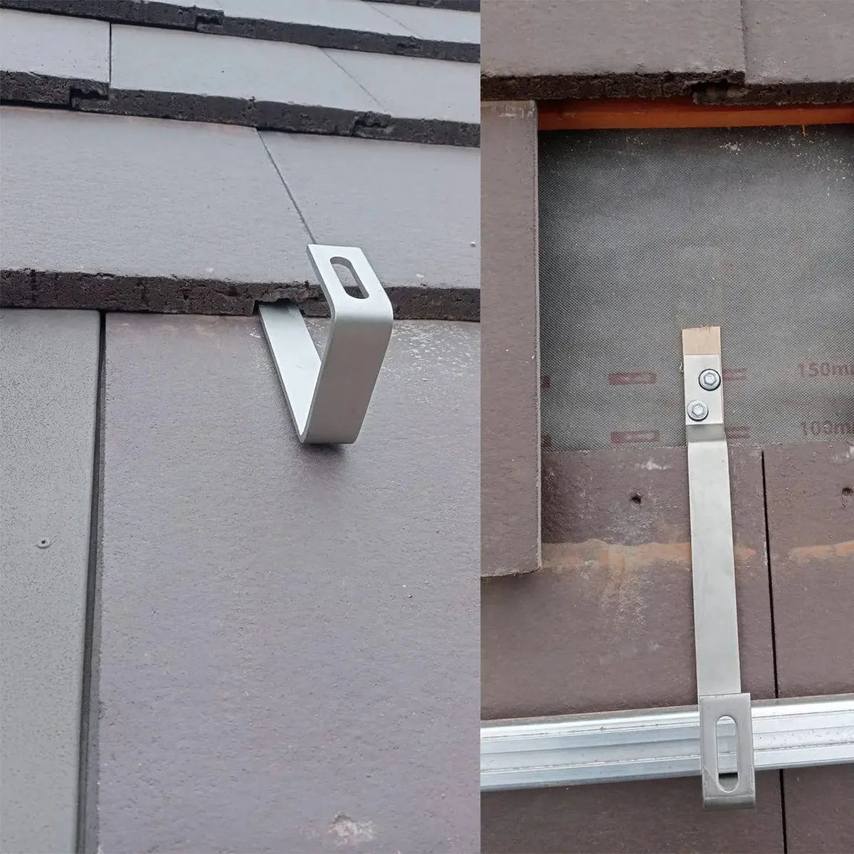 Solar Panel Mounting Hook for Slate & Rosemary Tiles | Voltacon
