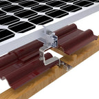 Adjustable Hook & Clamp for Solar Panel Rail Mounting Kit | Voltacon