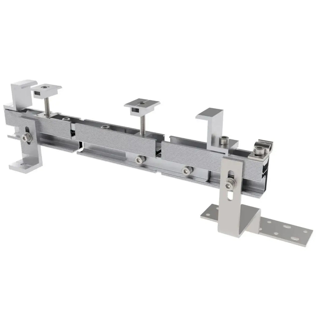 Adjustable Hook & Clamp for Solar Panel Rail Mounting Kit | Voltacon