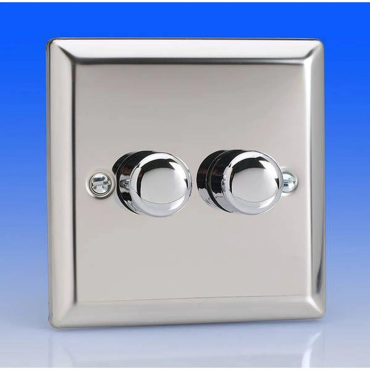 2 Gang 2 Way Trailing Edge LED Dimmer Switch 250W | Varilight