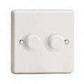 2 Gang Push-On/Off LED Dimmer Switch 120W | Varilight V-PRO
