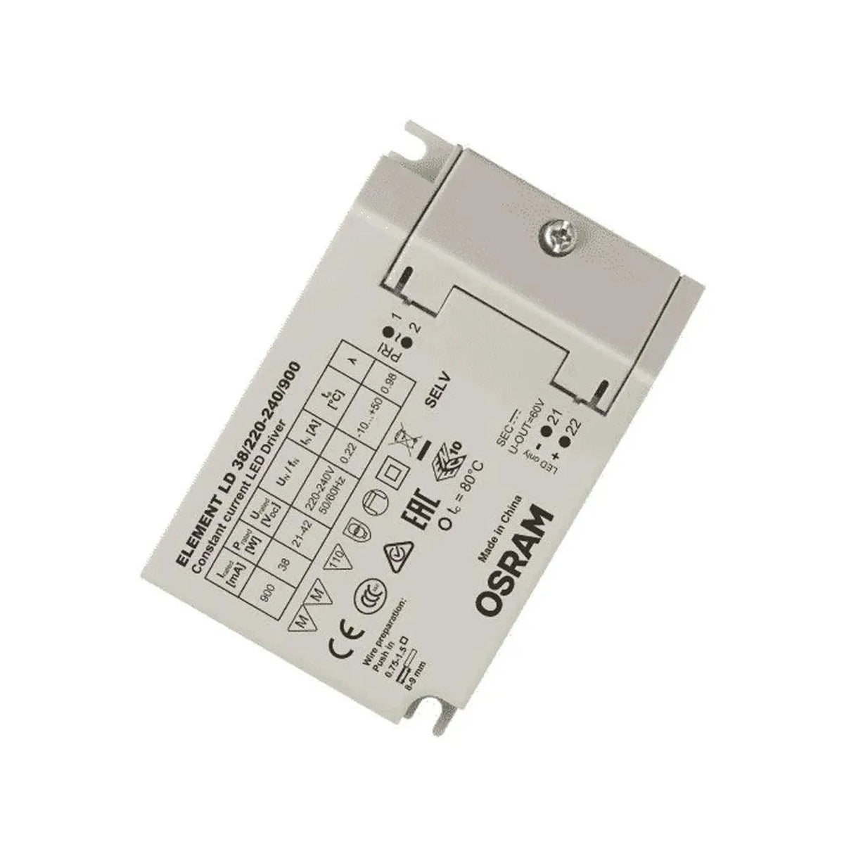 LED Driver Constant Current 38W | Osram Element LD 38/220-240/900