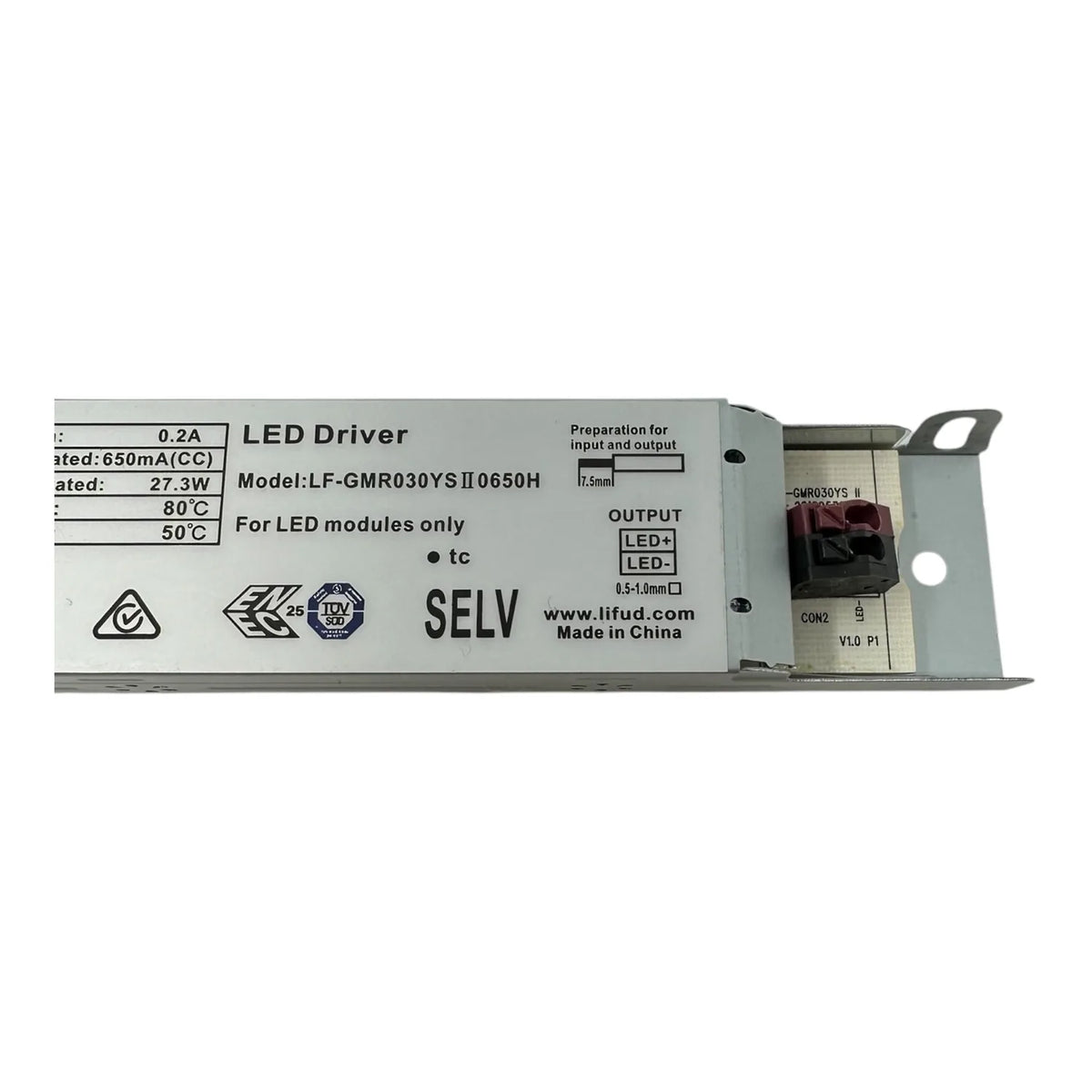LED Constant Current Driver 30W 650mA | Lifuid LF-GMR030YS650H