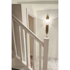 Lavenham Wall Light Gold Finish 6W LED Bulb Dimmable | Ledison