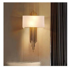 Lavenham Wall Light Gold Finish 6W LED Bulb Dimmable | Ledison