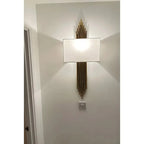 Lavenham Wall Light Gold Finish 6W LED Bulb Dimmable | Ledison