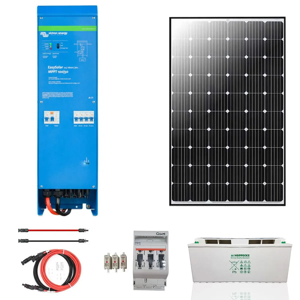 Mobile Power Station 1600W | Victron EasySolar AGM Solar Kit