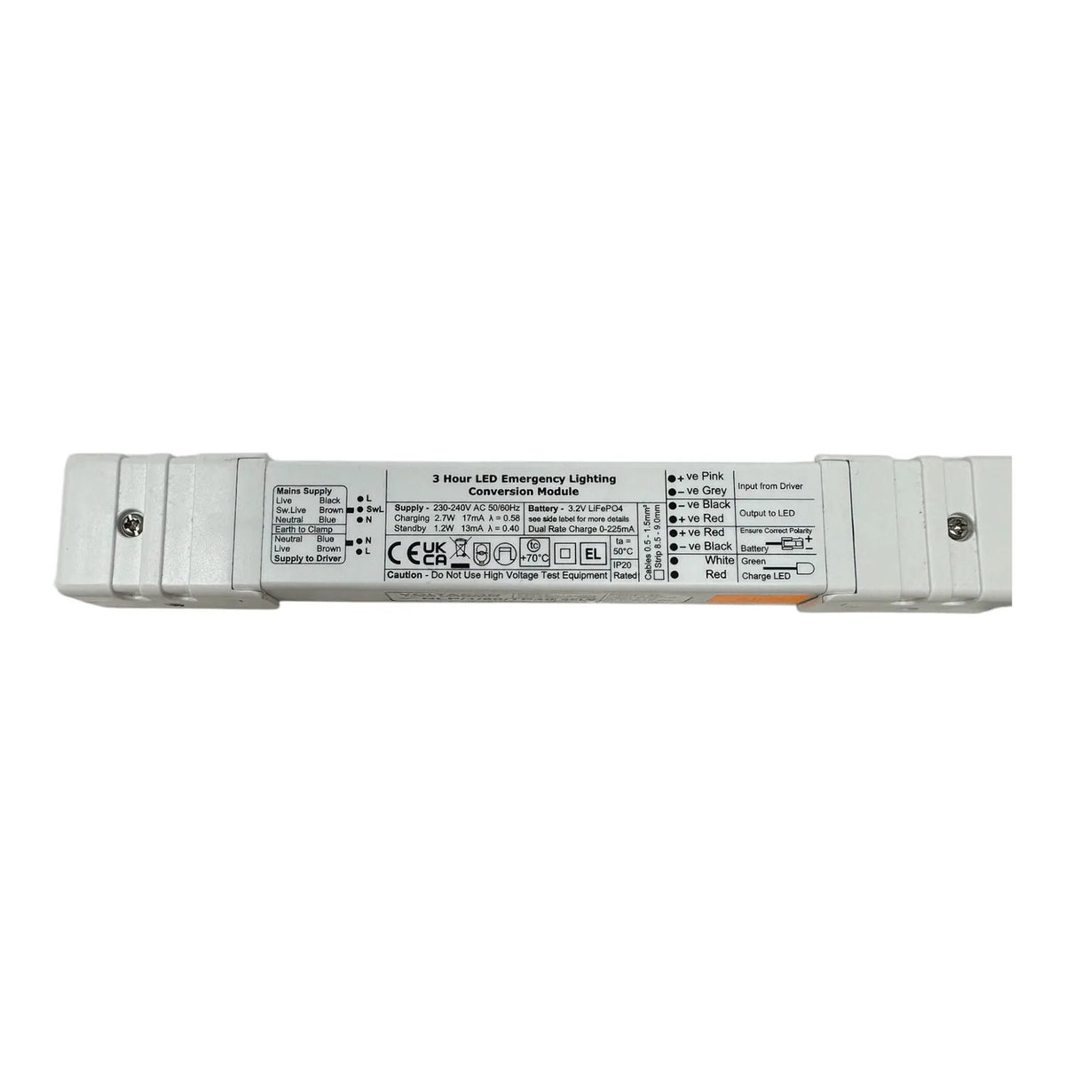 LED Emergency Conversion Kit LiFePO4 Battery | Liteplan NLP/1S/80/TP40