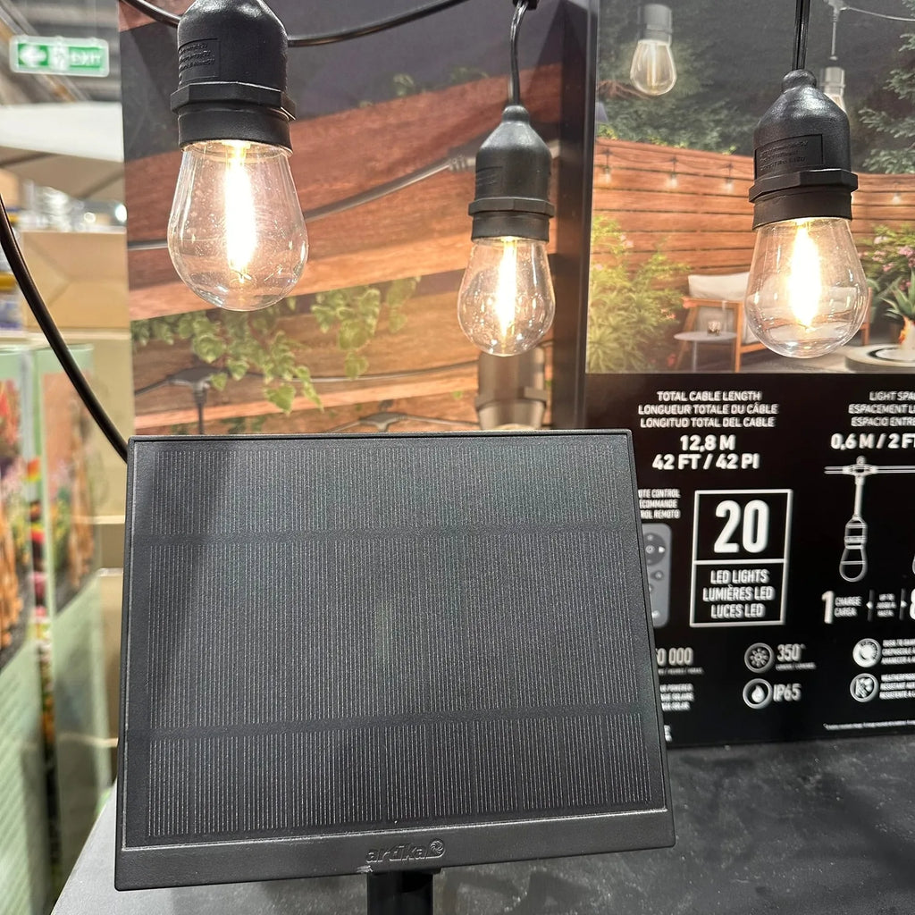 Artika Eclipse Solar String Lights 20 LED 12.8m