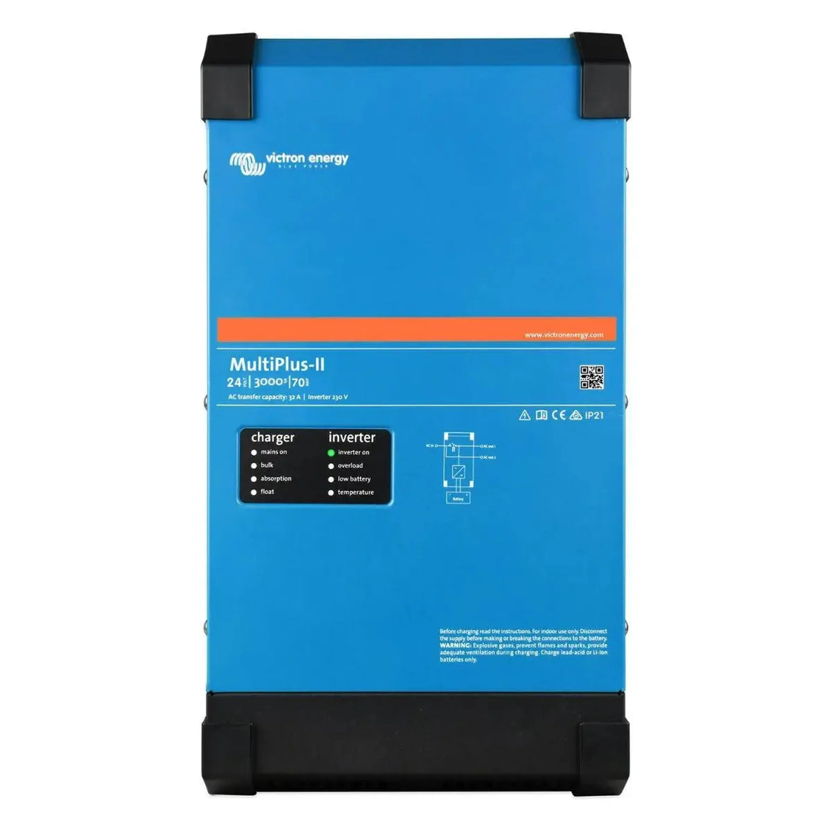Victron MultiPlus-II 24/3000/70-32 Inverter Charger 230V | PMP242305010