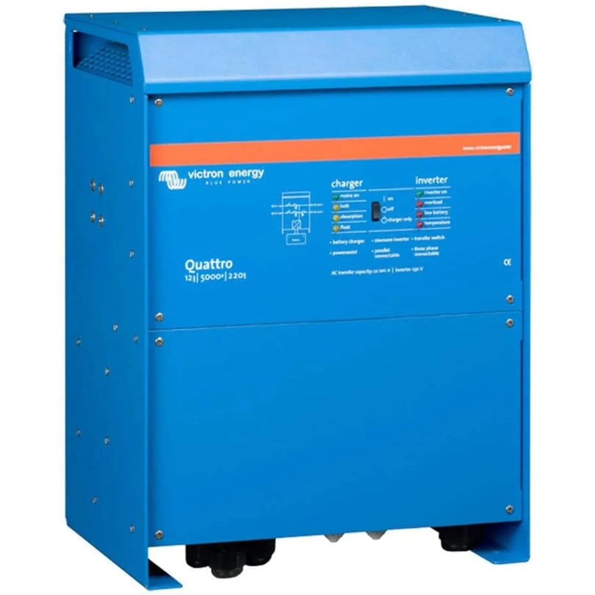 Victron Quattro 12/5000/220-100/100 230V Inverter Charger | QUA125020000