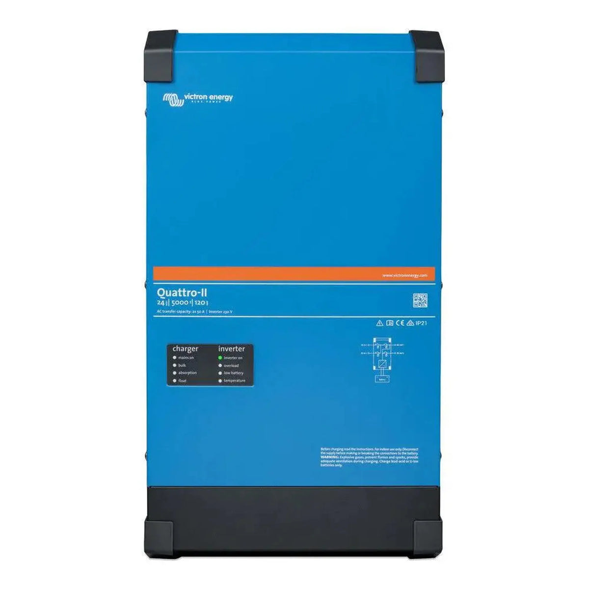 Victron Quattro-II 24/5000/120-50/50 Inverter Charger 230V | QUA242505010