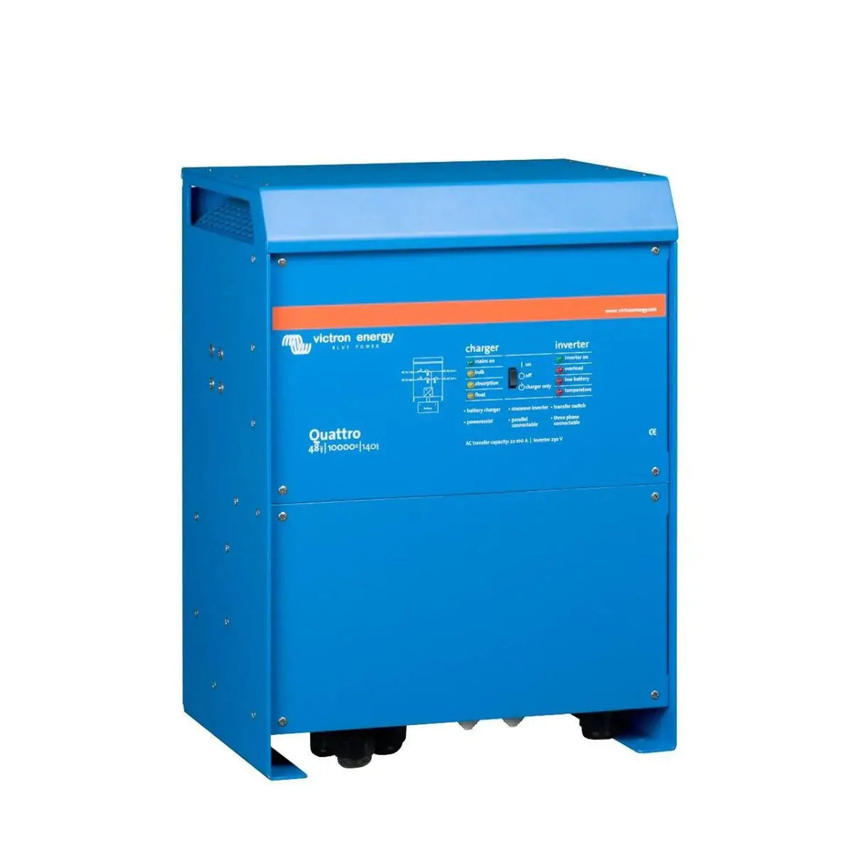 Victron Quattro 48/10000/140-100/100 Inverter Charger 230V | QUA481030010