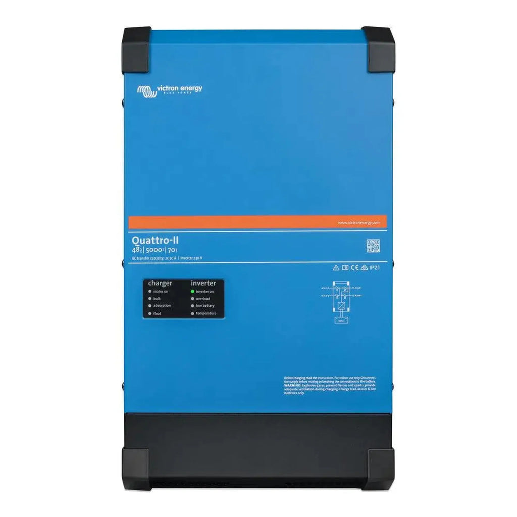 Victron Quattro-II 48/5000/70-50/50 Inverter Charger 230V | QUA482504010