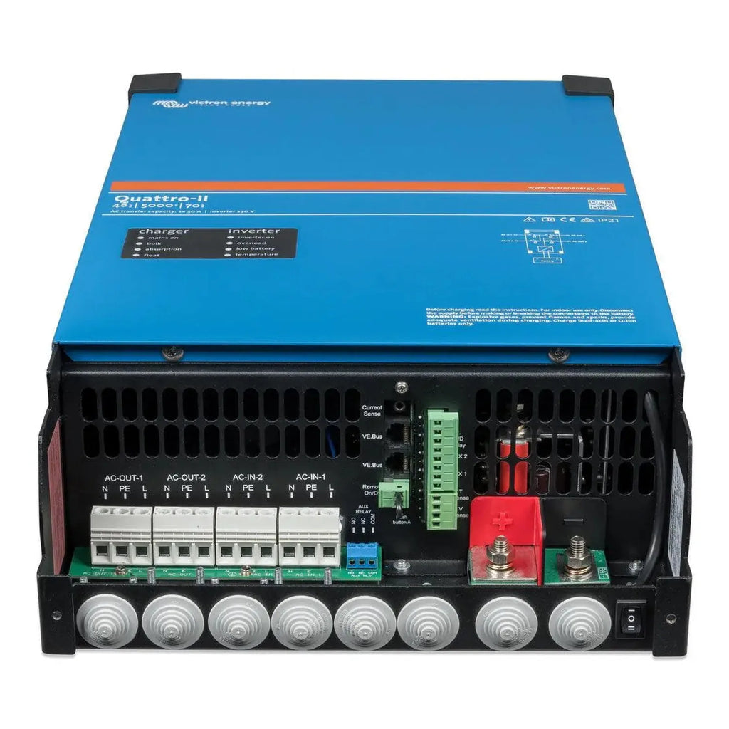 Victron Quattro-II 48/5000/70-50/50 Inverter Charger 230V | QUA482504010