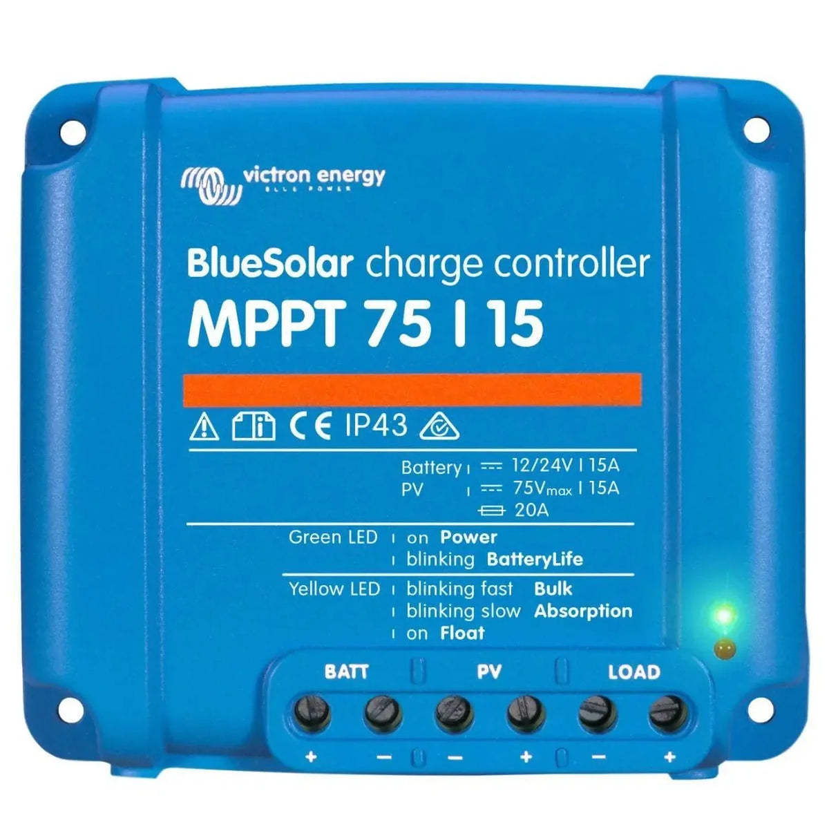 Victron BlueSolar MPPT 75/15 Solar Charge Controller | SCC010015050R