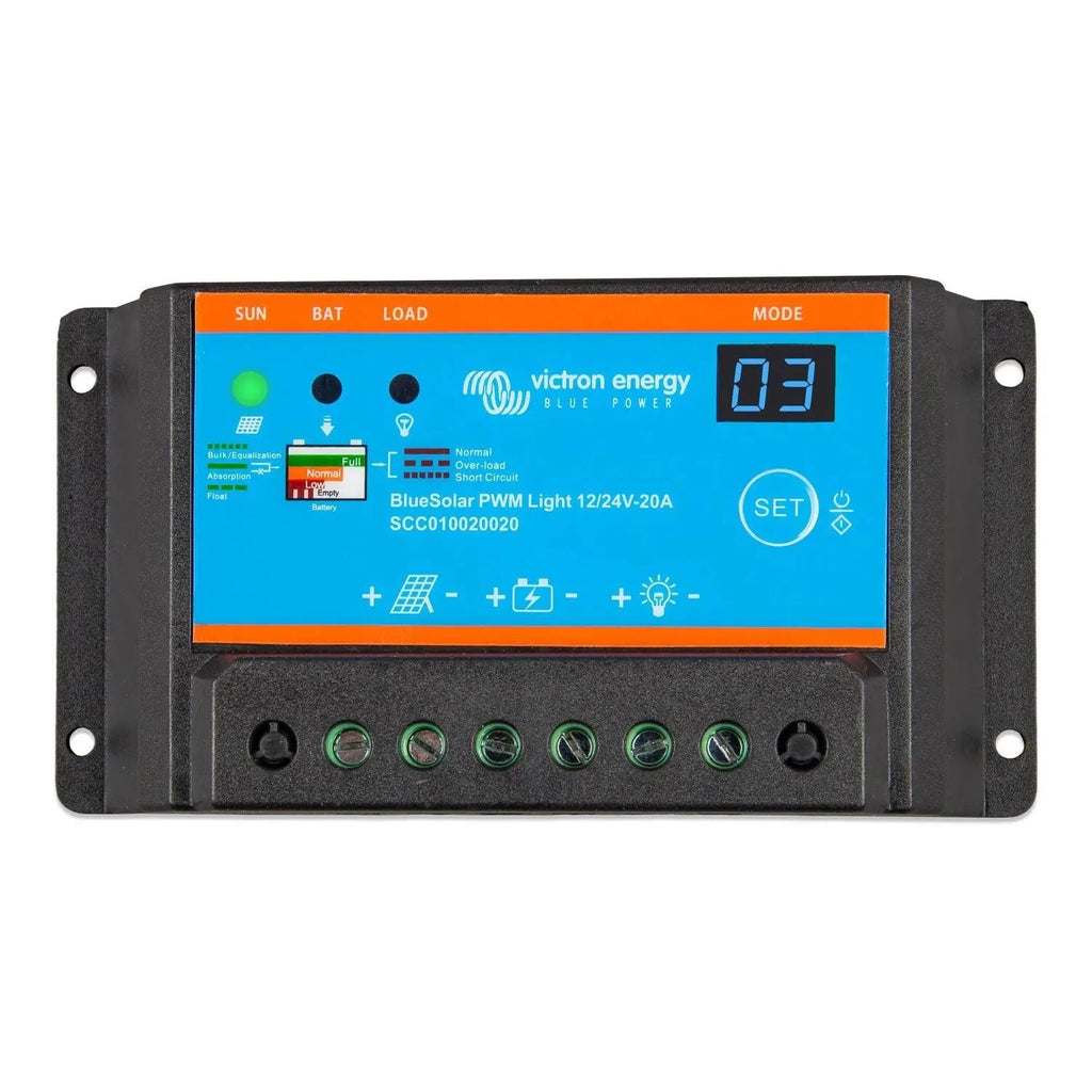 Victron BlueSolar PWM-Light Charge Controller 12/24V-20A | SCC010020020