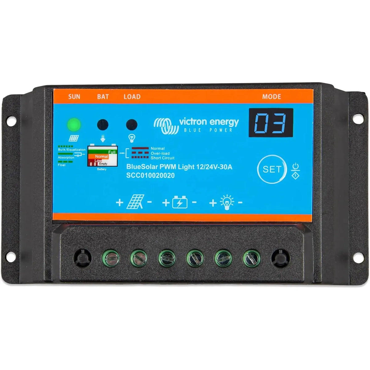 Victron BlueSolar PWM-Light Charge Controller 12/24V 30A | SCC010030020