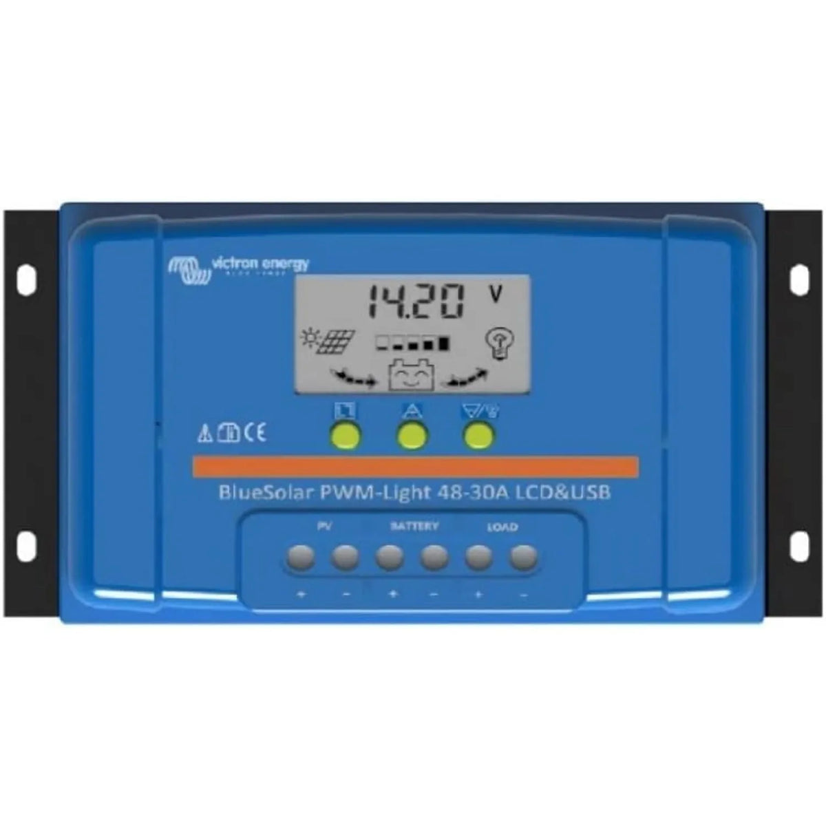Victron BlueSolar PWM-LCD&USB 48V-30A Charge Controller | SCC040030050
