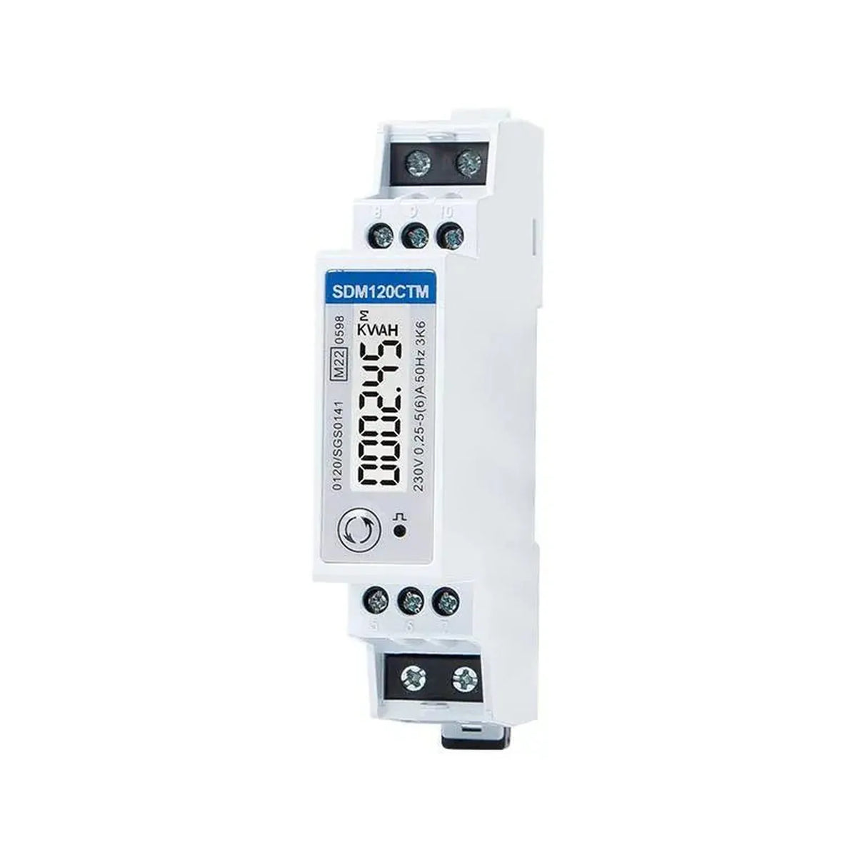 Single Phase DIN Rail CT Meter 100A/5A Modbus | Eastron SDM120CTM