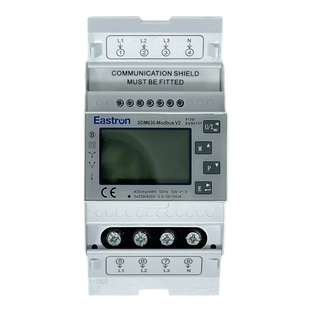 Eastron SDM630 Three Phase Energy Meter | Modbus Card & Server