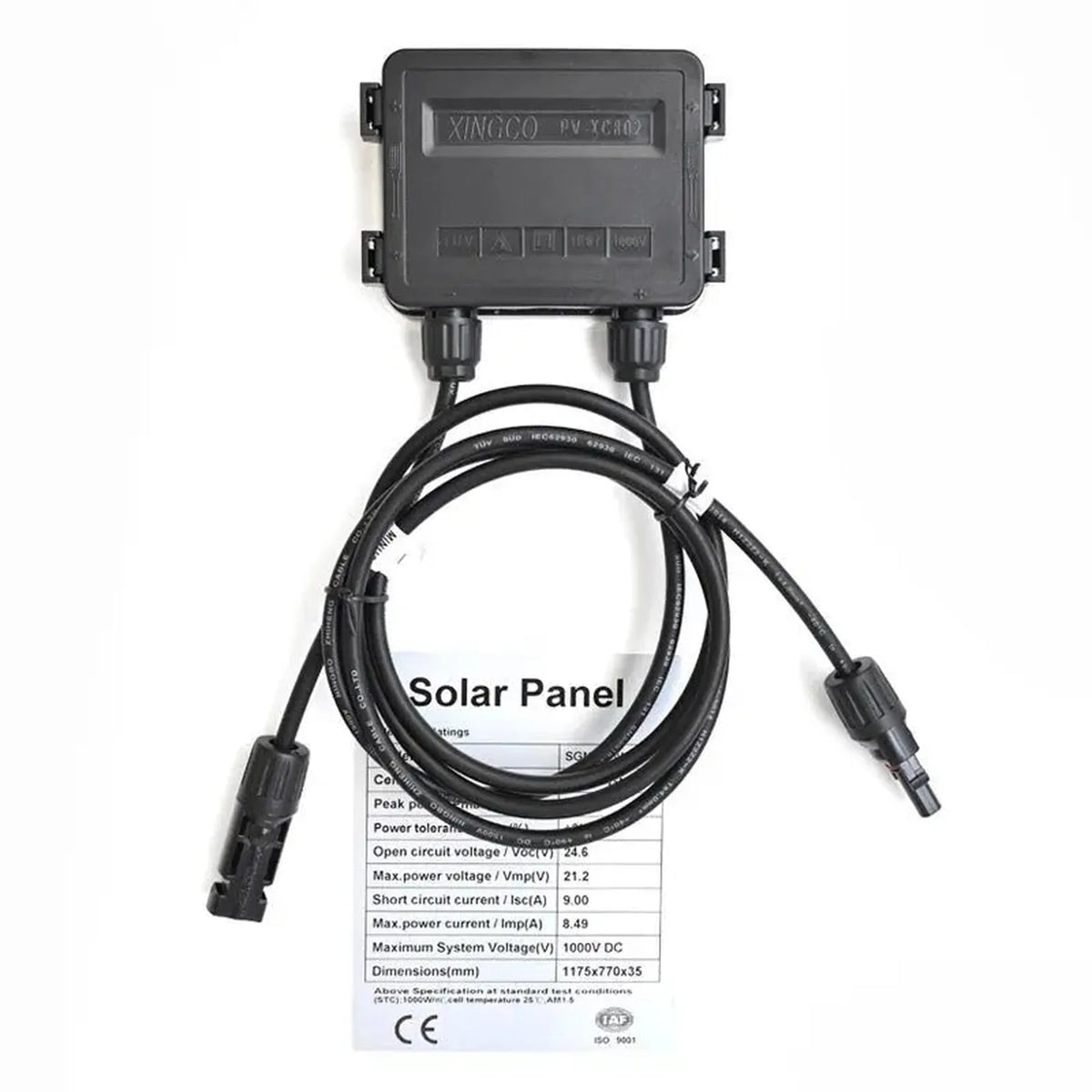 180W Monocrystalline Solar Panel 12V | Voltacon Aluminium Frame