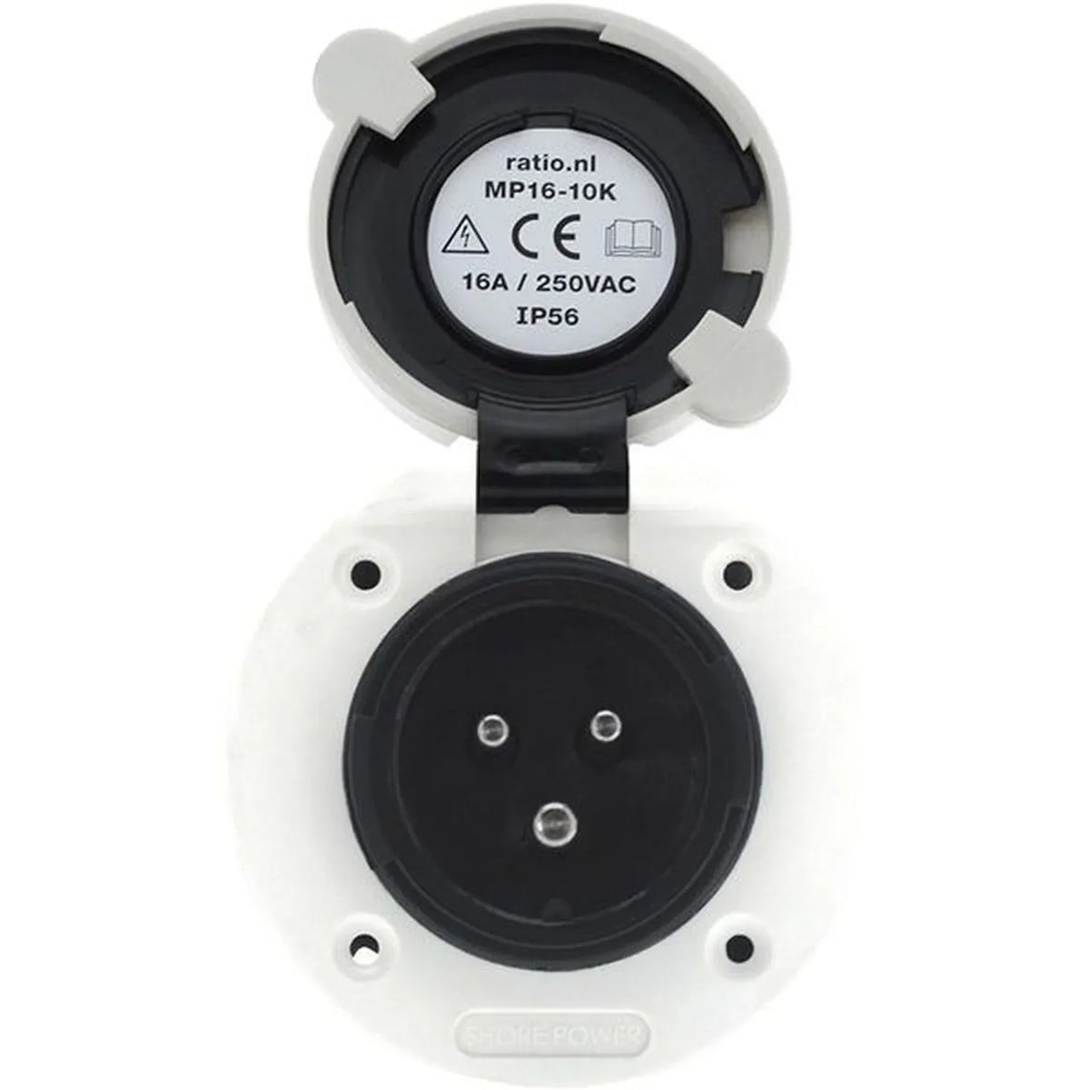 Victron Shore Power Inlet 16A 250Vac 2P/3W | SHP301603000