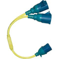 Victron Splitter Cord CEE Plug to 2x CEE Coupling 16A/250V | SHP307700240
