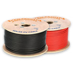 10mm² Solar Cable 500m Drums Red & Black Pair | Helukabel